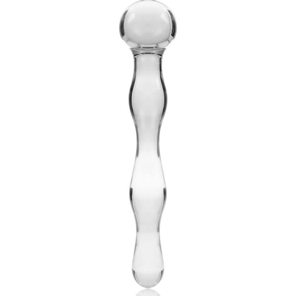 NEBULA SERIES BY IBIZA - MODEL 13 DILDO BOROSILICATE GLASS 18 X 3.5 CM CLEAR 4